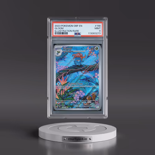 2023 Pokémon Obf EN-Obsidian Flames #198 Gloom - Illustration Rare (PSA 9 MINT)