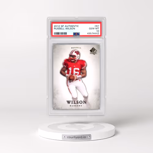 2012 SP Authentic #87 Russell Wilson (PSA 10 GEM MINT)