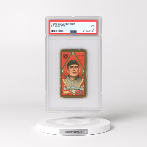 1911 T205 Gold Border Ed Willett (PSA 3 VG)