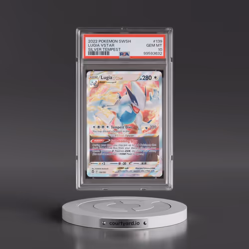 2022 Pokémon Sword & Shield Silver Tempest #139 Lugia Vstar (PSA 10 GEM MINT)