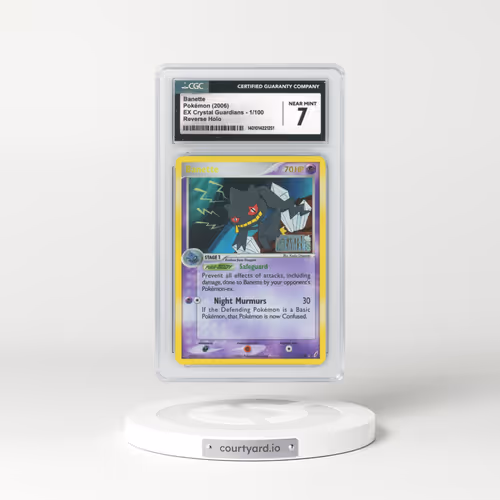 2006 EX Crystal Guardians #1 Banette - Holo (CGC 7 NM)