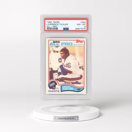 1982 Topps #434 Lawrence Taylor - All-Pro (PSA 8 NM-MT)