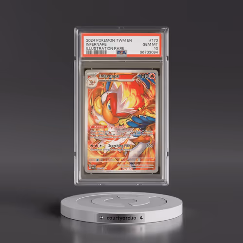 2024 Pokémon Twm EN-Twilight Masquerade #173 Infernape - Illustration Rare (PSA 10 GEM MINT)
