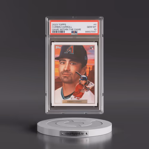 2023 Topps Game Within the Game #4 Corbin Carroll (PSA 10 GEM MINT)