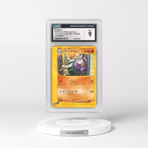 2002 The Town on No Map #054/092 Donphan - 1st Edition (CGC 9 MINT)