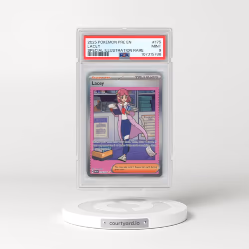 2025 Pokémon Pre EN-Prismatic Evolutions #175 Lacey - Special Illustration Rare (PSA 9 MINT)