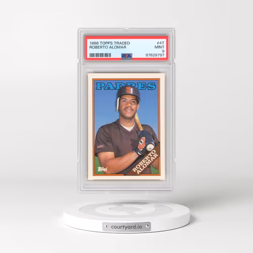 1988 Topps Traded #4T Roberto Alomar (PSA 9 MINT)