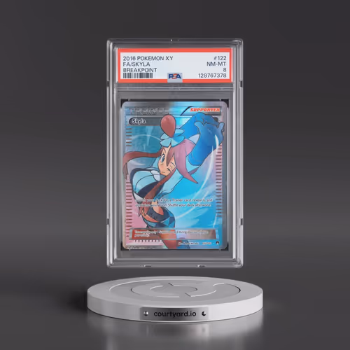 2016 Pokémon XY Breakpoint #122 Skyla - Full Art (PSA 8 NM-MT)