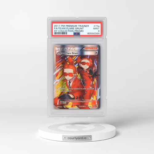 2017 Pokémon Premium Trainer XY Collection Promo #73a Team Flare Grunt - Full Art (PSA 9 MINT)