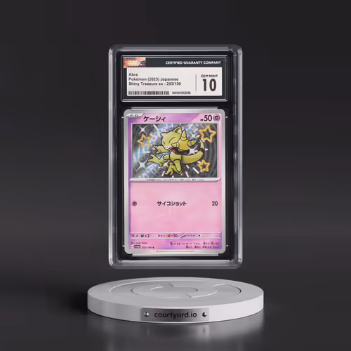 2023 Shiny Treasure ex #253/190 Abra - Shiny Rare Holo (CGC 10 GEM MINT)