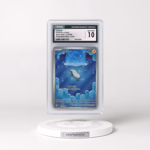 2025 Black Bolt - BLK EN #113/086 Tynamo - Illustration Rare Holo (CGC 10 GEM MINT)