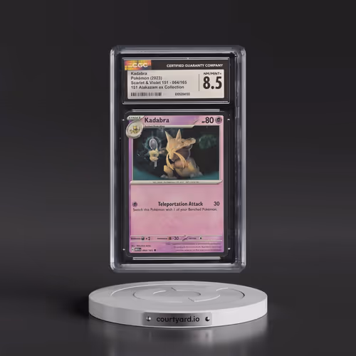 2023 Scarlet & Violet 151 - MEW EN #064/165 Kadabra - 151 Alakazam ex Collection (Cosmos Holo) (CGC