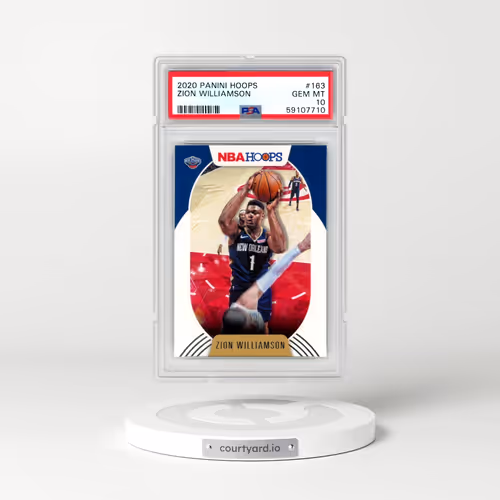 2020 Panini Hoops #163 Zion Williamson (PSA 10 GEM MINT)