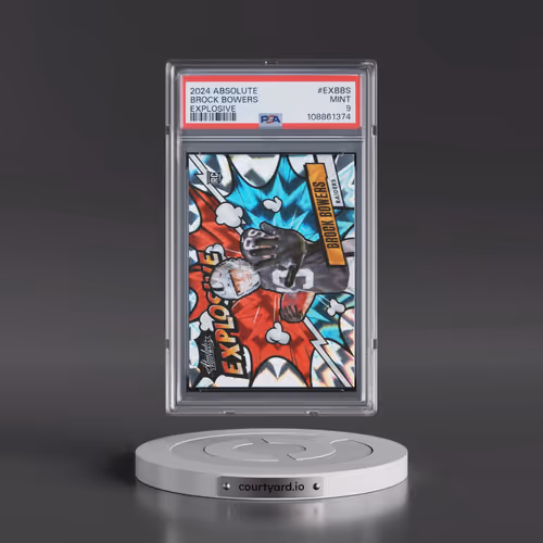 2024 Panini Absolute Explosive #EXBBS Brock Bowers (PSA 9 MINT)