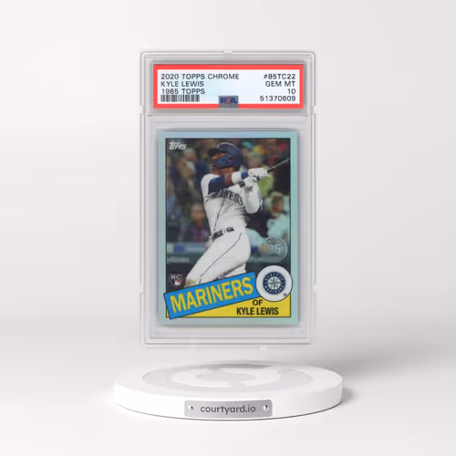 2020 Topps Chrome 1985 Topps #85TC22 Kyle Lewis (PSA 10 GEM MINT)