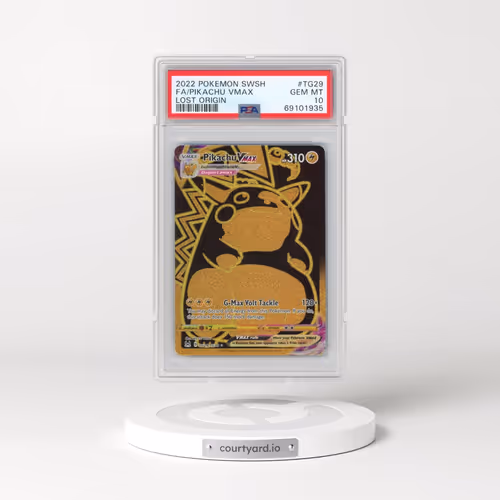 2022 Pokémon Sword & Shield Lost Origin #TG29 Pikachu Vmax - Full Art (PSA 10 GEM MINT)
