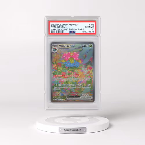 2023 Pokémon Mew EN-151 #198 Venusaur EX - Holo Special Illustration Rare (PSA 10 GEM MINT)