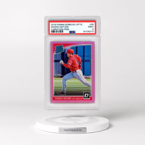 2018 Panini Donruss Optic #56 Shohei Ohtani - Running-Pink (PSA 9 MINT)