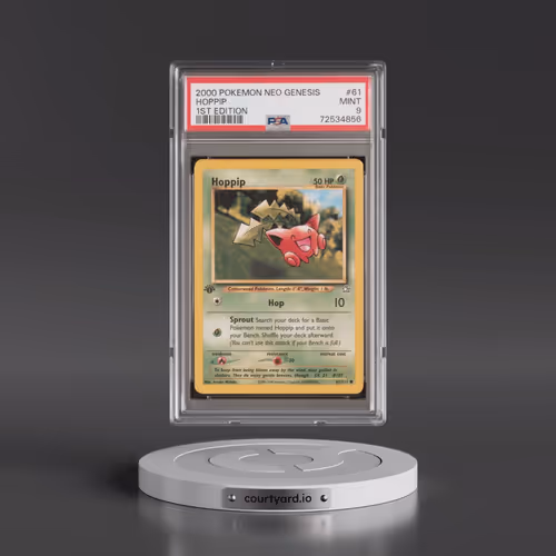 2000 Pokémon Neo Genesis #61 Hoppip - 1st Edition (PSA 9 MINT)