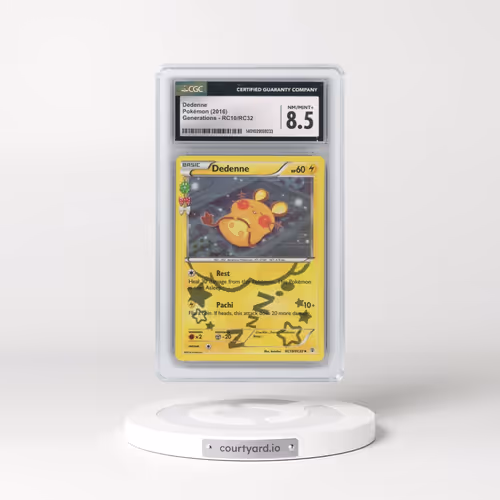 2016 Generations #RC10/RC32 Dedenne - Radiant Collection Holo (CGC 8.5 NM-MT+)