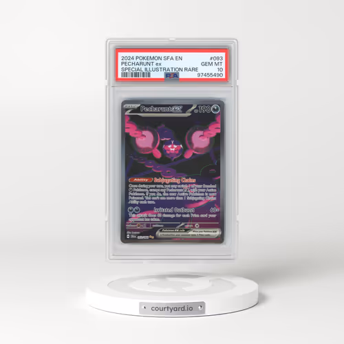 2024 Pokémon Sfa EN-Shrouded Fable #093 Pecharunt EX - Holo Special Illustration Rare (PSA 10 GEM MINT)