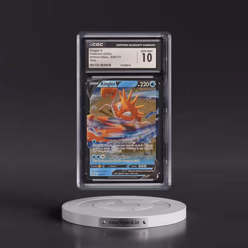 2022 Brilliant Stars #028/172 Kingler V - Holo (CGC 10 GEM MINT)