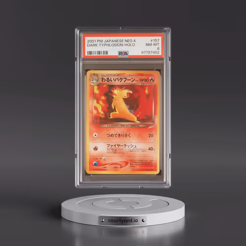 2001 Pokémon Neo 4 #157 Dark Typhlosion - Holo (PSA 8 NM-MT)