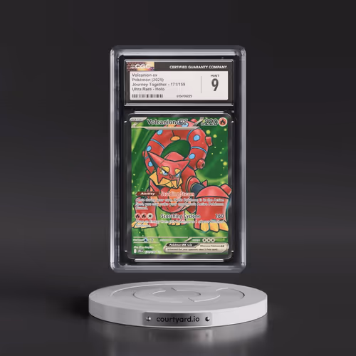 2025 Pokémon Jtg EN-Journey Together #171 Volcanion EX - Holo Ultra Rare (CGC 9 MINT)