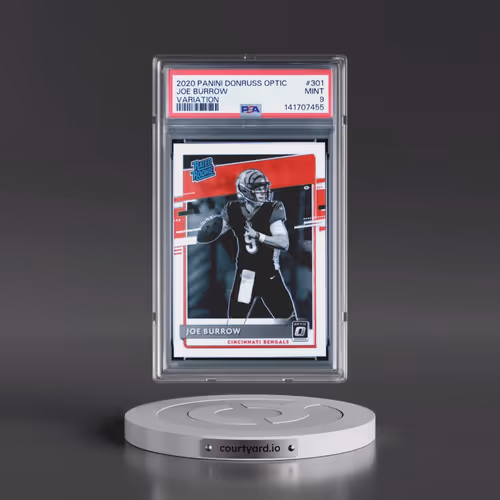 2020 Panini Donruss Optic #301 Joe Burrow - Variation (PSA 9 MINT)