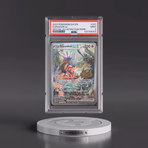 2023 Pokémon Svi EN-Scarlet & Violet #247 Koraidon EX - Holo Special Illustration Rare (PSA 9 MINT)