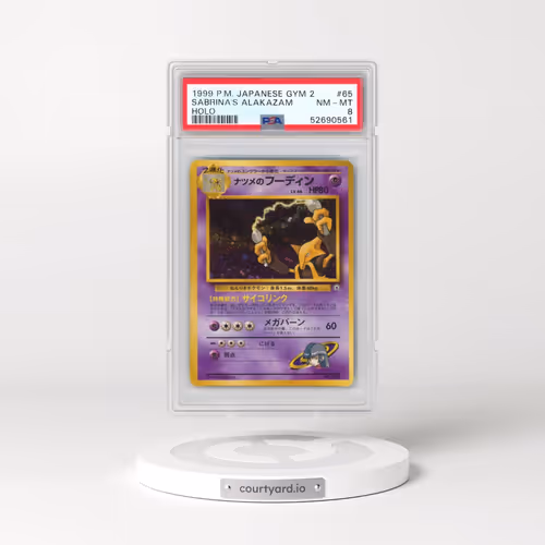 1999 Pokémon Gym 2 #65 Sabrina's Alakazam - Holo (PSA 8 NM-MT)