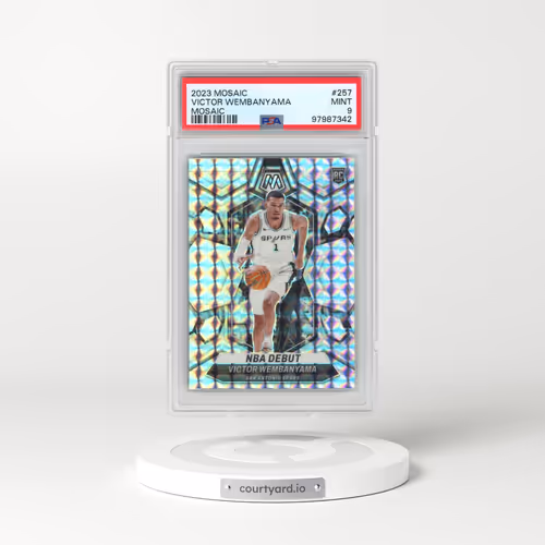 2023 Panini Mosaic #257 Victor Wembanyama - Mosaic (PSA 9 MINT)