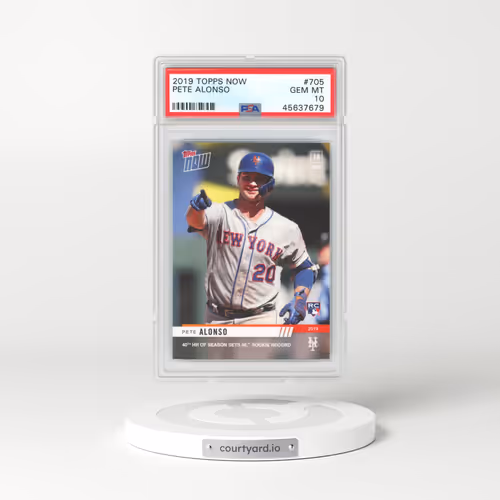 2019 Topps Now #705 Pete Alonso (PSA 10 GEM MINT)