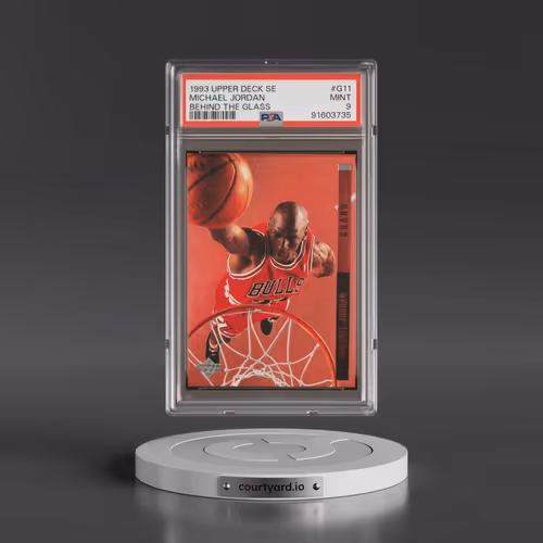 1993 Upper Deck Se Behind the Glass #G11 Michael Jordan (PSA 9 MINT)