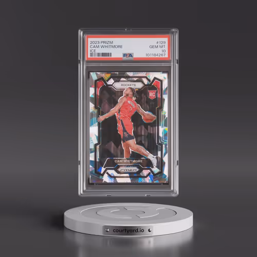 2023 Panini Prizm #129 Cam Whitmore - Ice (PSA 10 GEM MINT)
