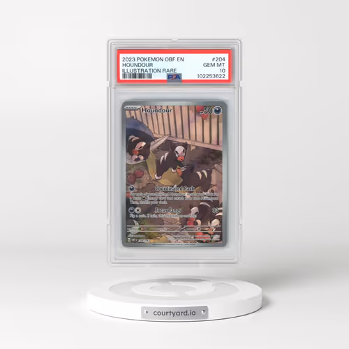 2023 Pokémon Obf EN-Obsidian Flames #204 Houndour - Illustration Rare (PSA 10 GEM MINT)