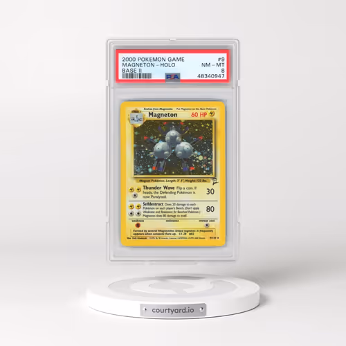 2000 Pokémon Game Base II #9 Magneton - Holo (PSA 8 NM-MT)