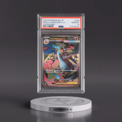 2025 Pokémon M2-Inferno X #094 Mega Charizard X EX - Holo Super Rare (PSA 10 GEM MINT)