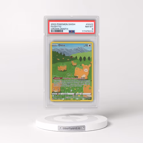 2023 Pokémon Sword and Shield Crown Zenith #GG22 Ditto - Full Art (PSA 8 NM-MT)