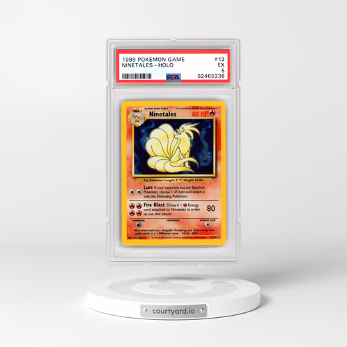 1999 Pokémon Game #12 Ninetales - Holo (PSA 5 EX)