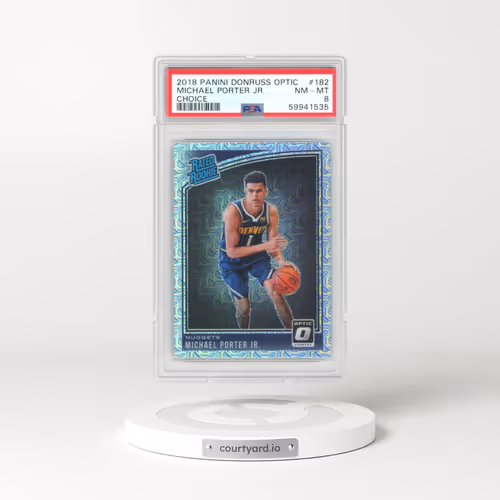 2018 Panini Donruss Optic #182 Michael Porter Jr. - Choice (PSA 8 NM-MT)