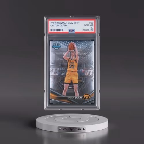 2022 Bowman University Best #50 Caitlin Clark (PSA 10 GEM MINT)