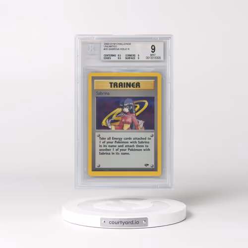 2000 Gym Challenge #20 Sabrina - Holo (BGS 9 MINT)