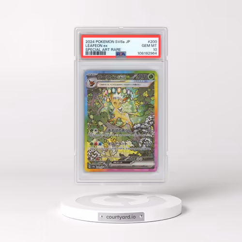 2024 Pokémon Sv8a-Terastal Fest EX #200 Leafeon EX - Holo Special Art Rare (PSA 10 GEM MINT)