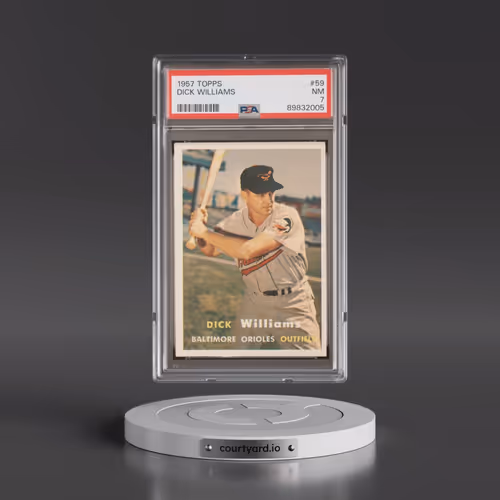 1957 Topps #59 Dick Williams (PSA 7 NM)