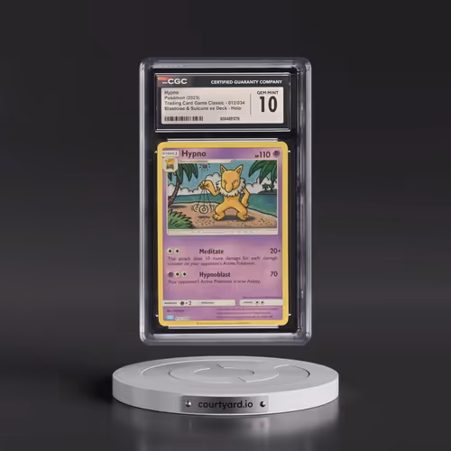 2023 Trading Card Game Classic - CLV, CLC, CLB #012/034 Hypno - Blastoise & Suicune ex Deck - CL