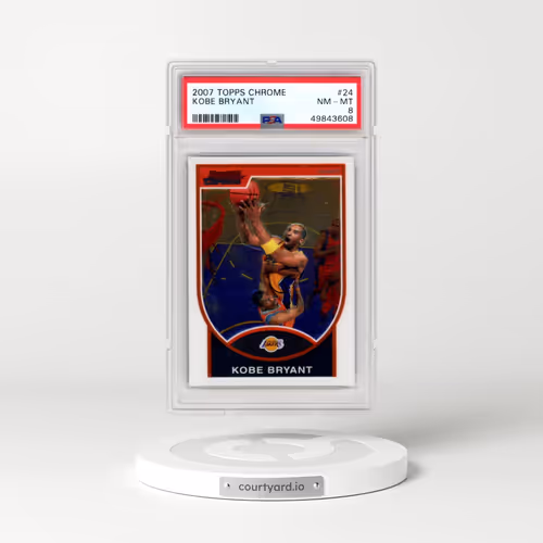 2007 Topps Chrome #24 Kobe Bryant (PSA 8 NM-MT)