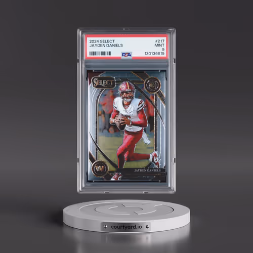 2024 Panini Select #217 Jayden Daniels (PSA 9 MINT)