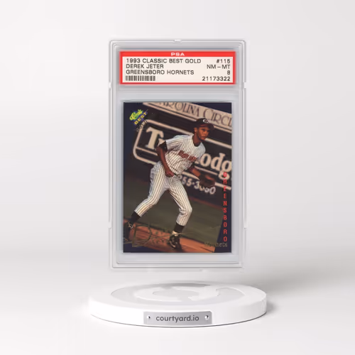 1993 Classic Best Gold #115 Derek Jeter - Greensboro Hornets (PSA 8 NM-MT)