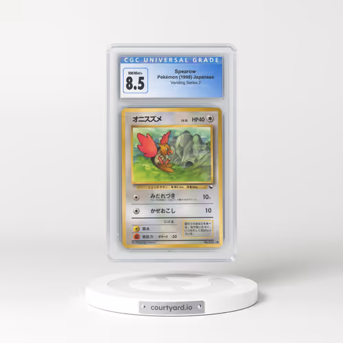1998 Vending Series 2 (Pokeball Symbol. Glossy) Spearow (CGC 8.5 NM-MT+)